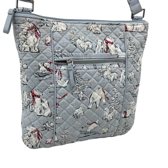 Vera Bradley Handbags - VERA BRADLEY BEARY MERRY Polar Bear Quilted Crossbody Shoulder Bag Purse Handbag